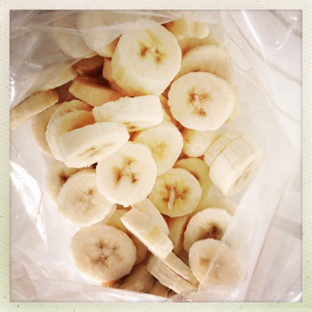 gefrorene Bananen